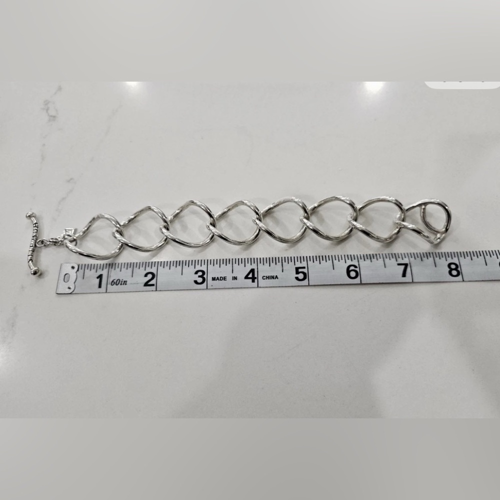 Silpada Silver Chain Bracelet Minimalist Design - Picture 6 of 6